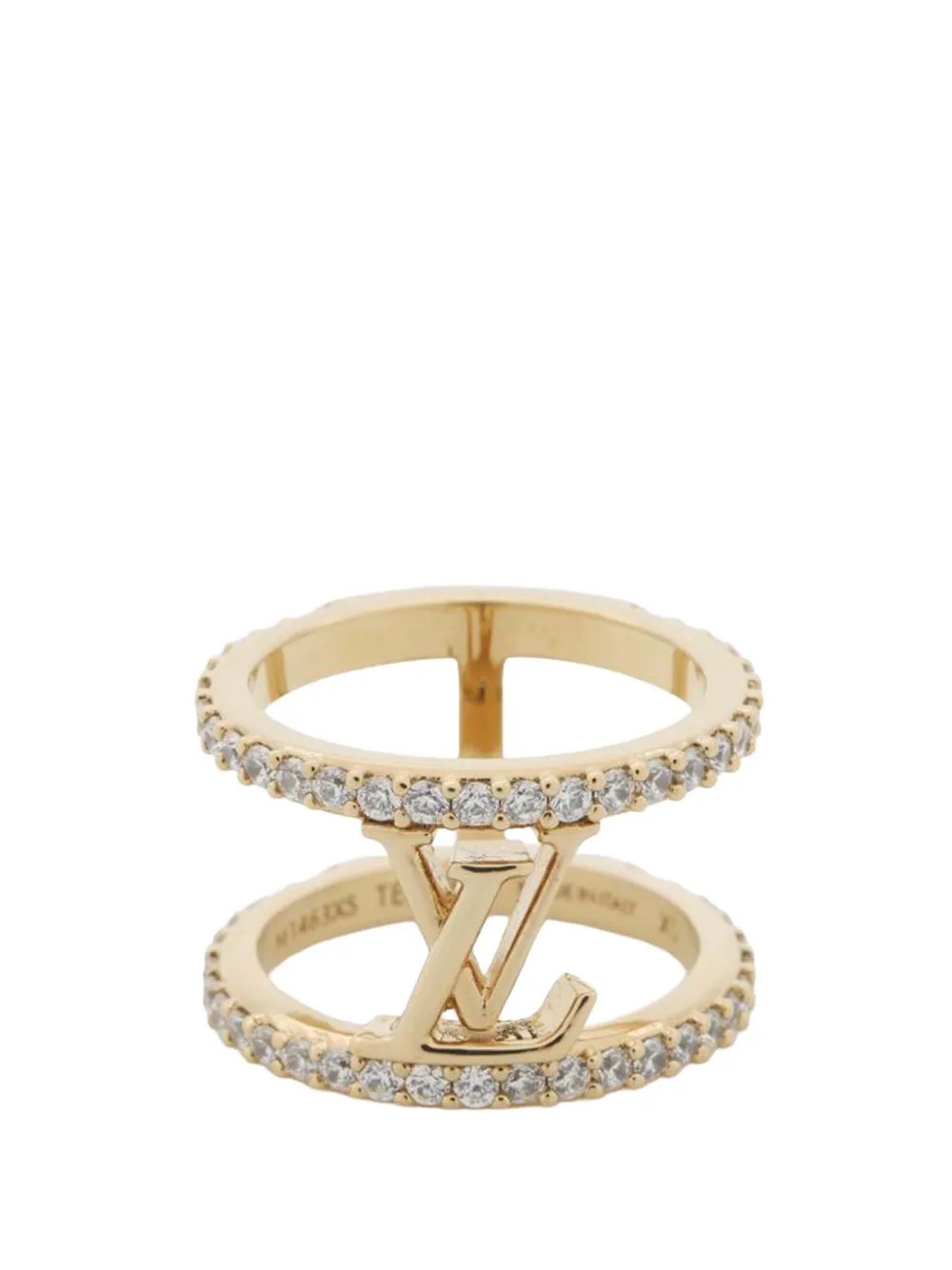 Louis Vuitton Pre-Owned 2021-2025 Gold Plated LV Iconic Ring XS costume ring | Farfetch Global