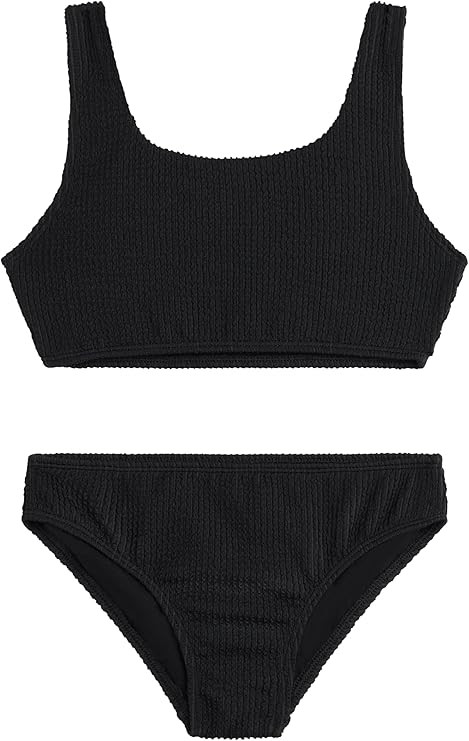 Kanu Surf Girls' Tammy Beach Sport Square Sun Bikini 2-piece Swimsuit | Amazon (US)