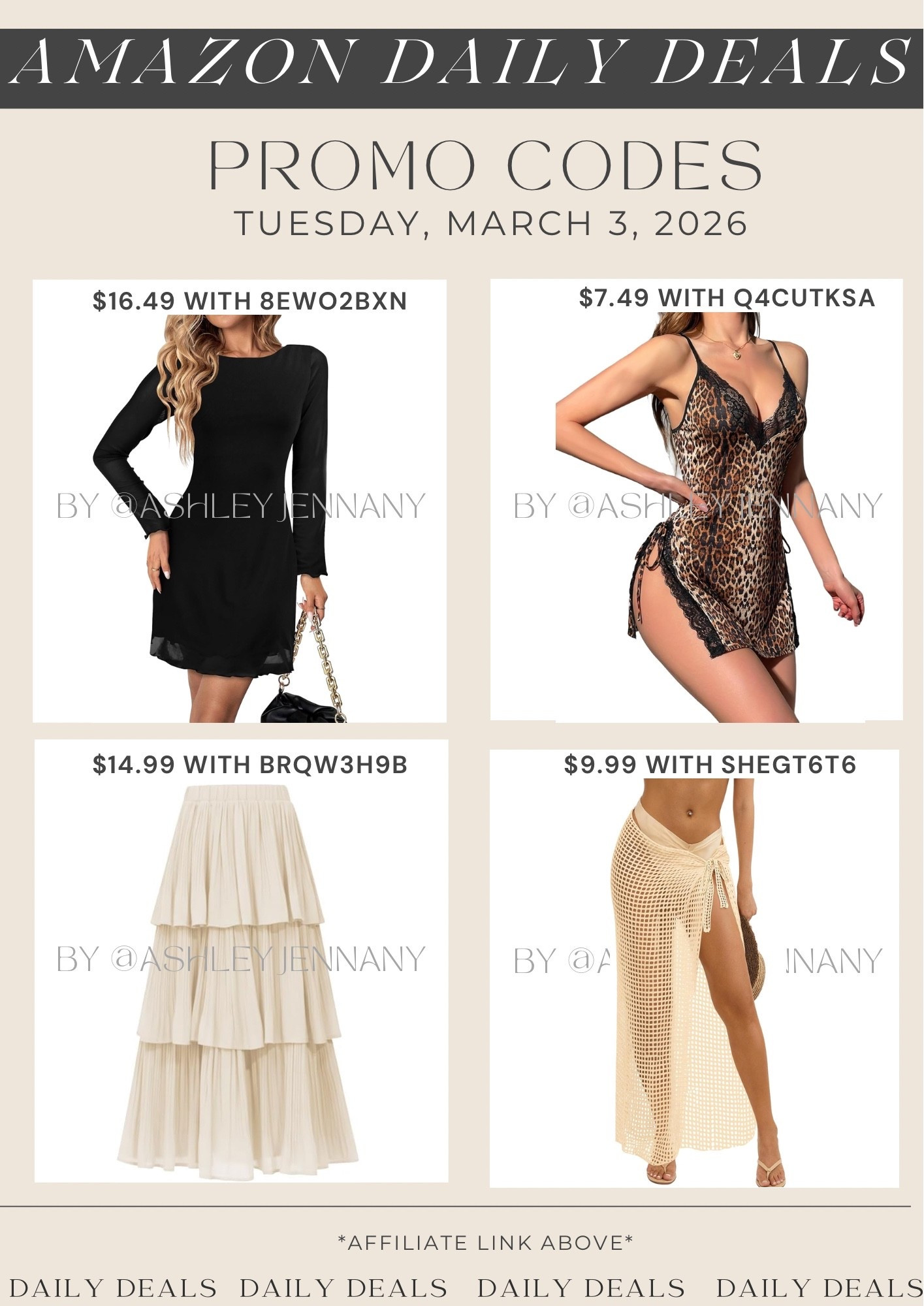 Amazon fashion deals on bodycon dress, swimsuit coverup, lingerie and maxi skirt 

#LTKSeasonal #LTKMidsize #LTKSaleAlert