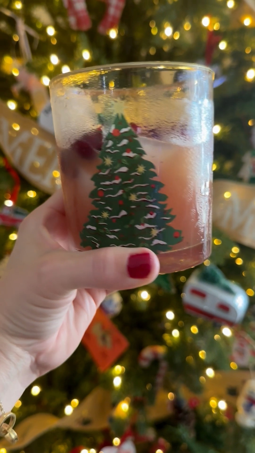 Christmas Spiced Margarita

2.5oz Pomegranate Juice
2oz Orange Juice 
2oz Tequila
1/2oz Orange Liqueur 
1 tsp Vanilla 
1/8tsp ground cinnamon 
1/8tsp ground ginger
1 pinch chili powder
Sprig of rosemary, cranberries , and cinnamon stick for garnish 

Shake all ingredients with ice in shaker and serve on ice in rocks glass with a cinnamon sugar rum. Garnish with rosemary, cranberries, and cinnamon stick. Cheers! 

Christmas cocktail, entertaining, party

#LTKHoliday #LTKSeasonal #LTKHome