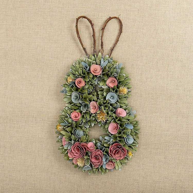 Floral Easter Bunny Wreath | Kirkland's Home