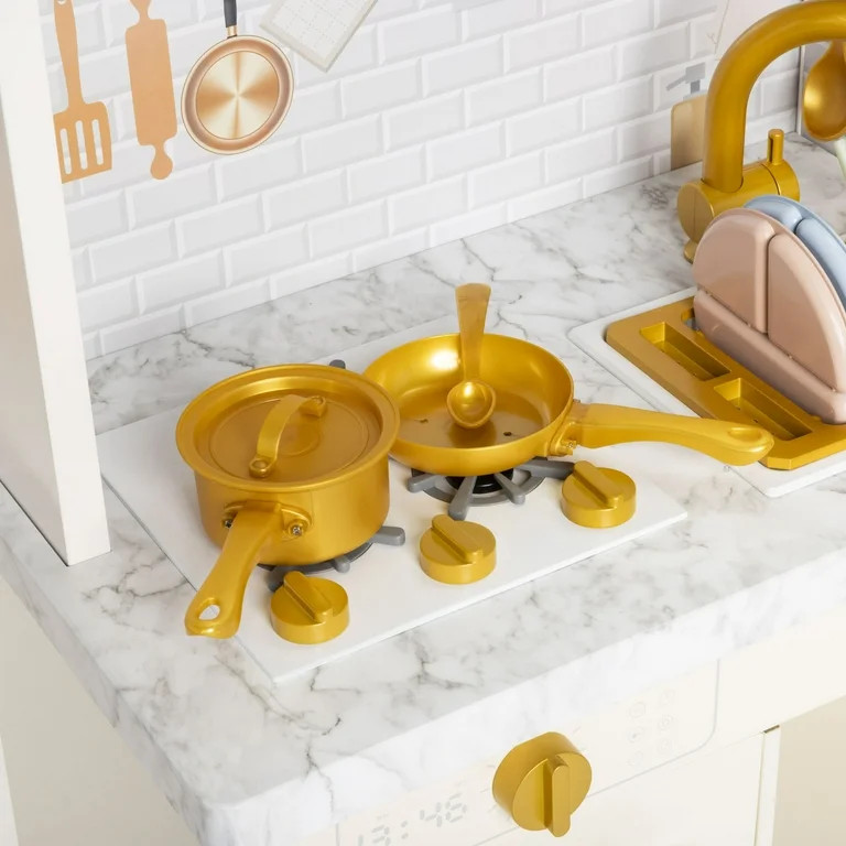 My Sweet Love Wooden Kitchen Play Set for Child Ages 3+ | Walmart (US)