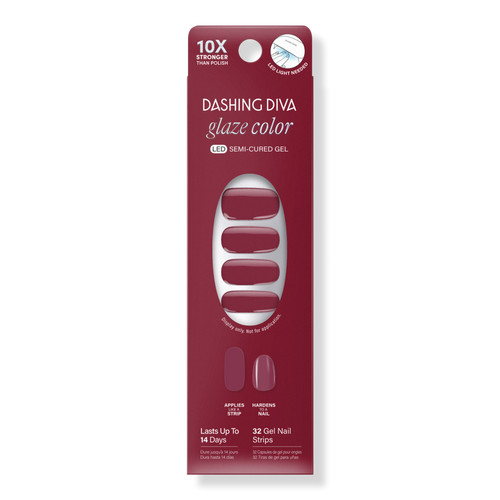 Dashing Diva Glaze Color Semi-Cured Gel Nail Strips | Ulta