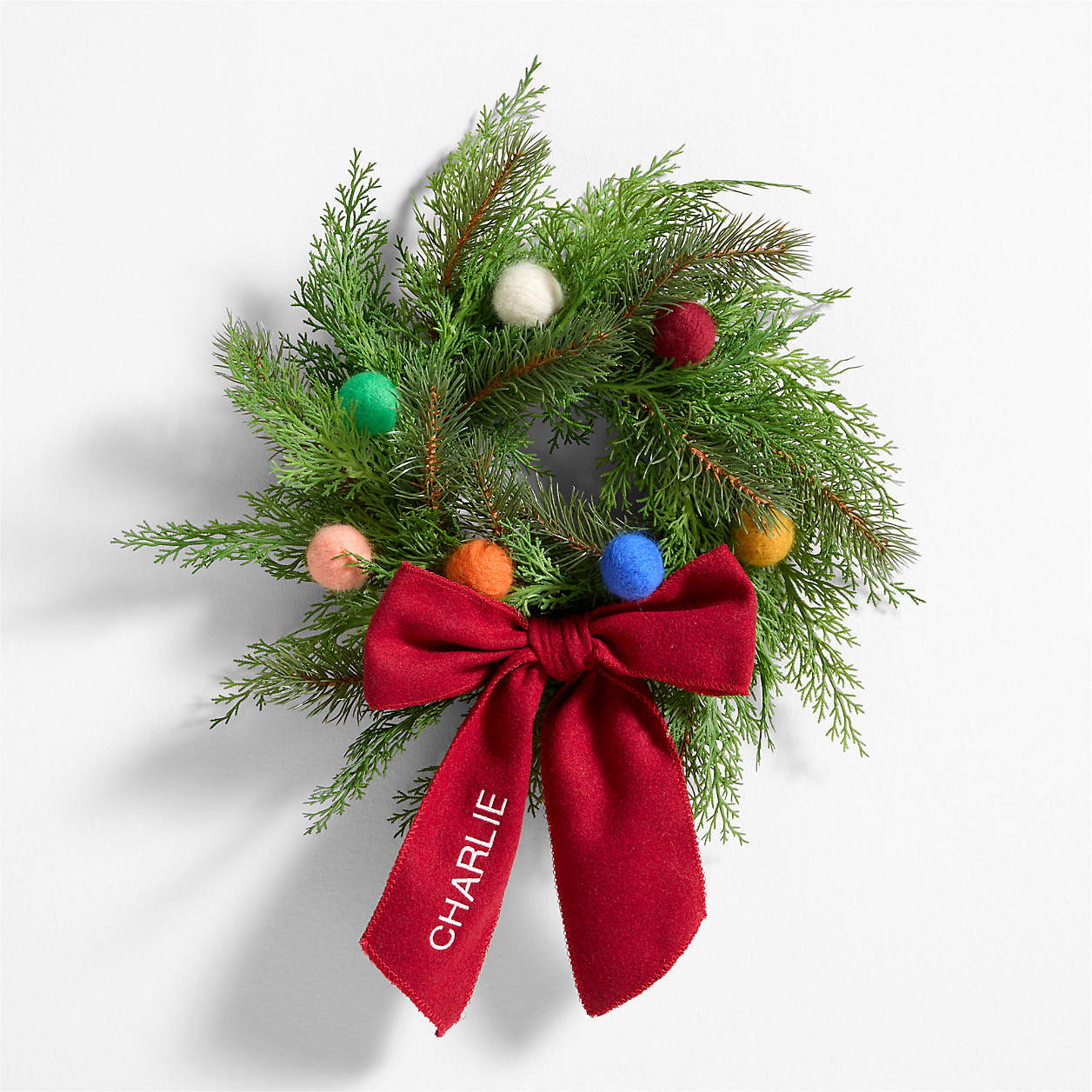 Festive Wee Kids Christmas Wreath + Reviews | Crate & Kids | Crate & Barrel