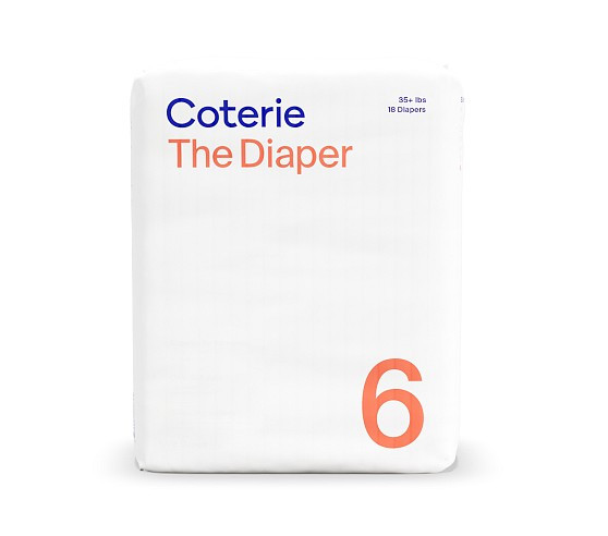 Coterie Ultra-Soft Diapers, 6-Pack | Pottery Barn Kids