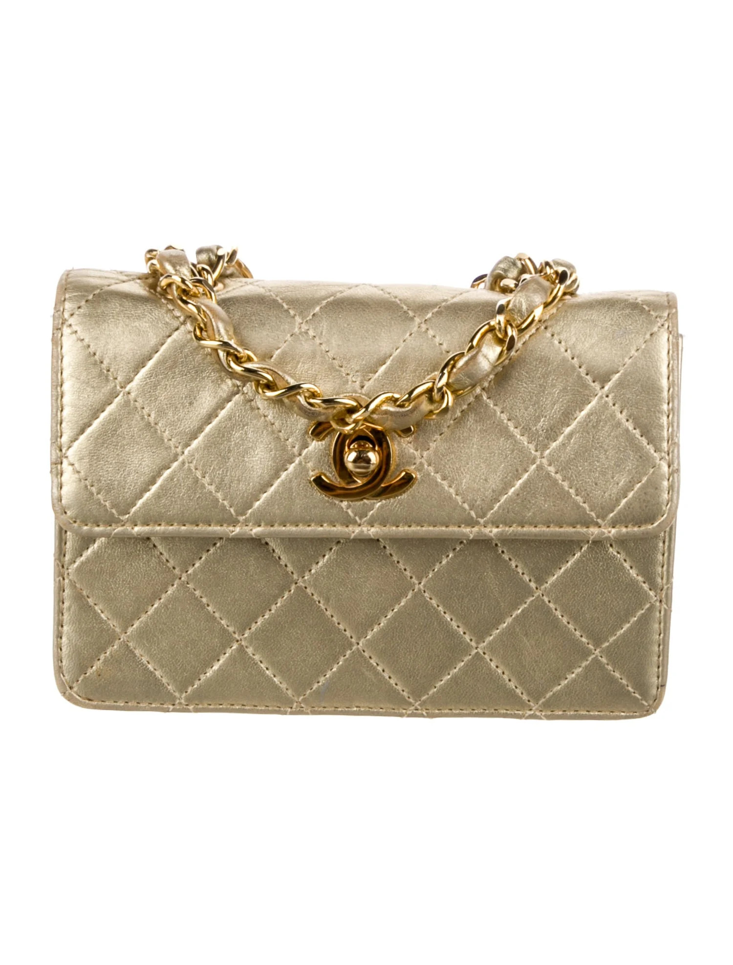 Quilted Mini Flap Bag | The RealReal