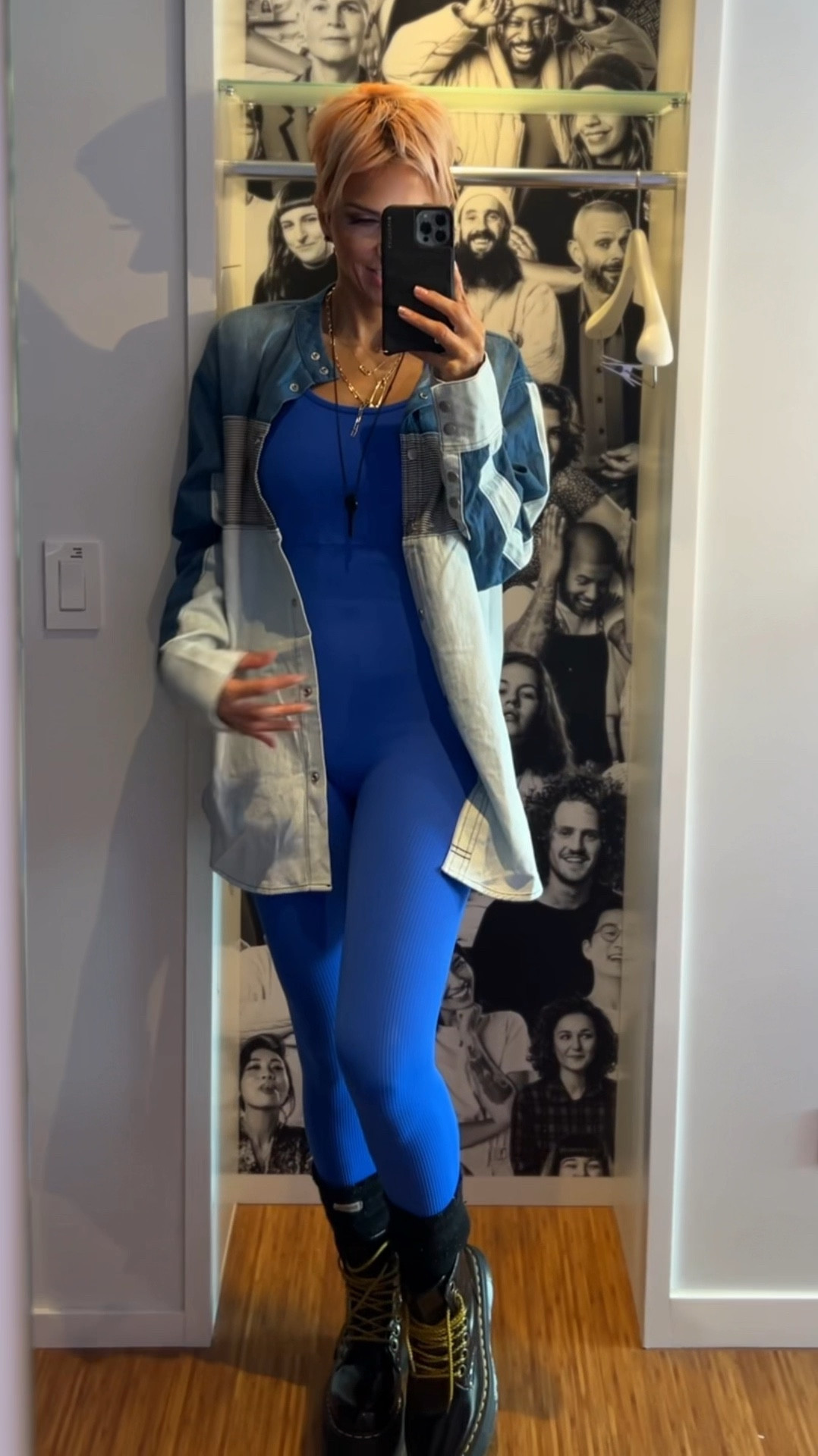 One-piece wonder! This jumpsuit is all you need for a stylish and effortless look! 💁‍♀️🔥 #FashionInspo

Let’s ✨elevate✨this onesie.

These jumpsuits/onesies have become my uniform lol great to pack for traveling because they don’t take up much space and they’re light weight. 
Let me know if you’d like me to do a video on different ways u can style them.

#motogp #austingp🇺🇸 #americangp🇱🇷 #drmartens #stylingdrmartens 

By the way these boots are 60% off now.