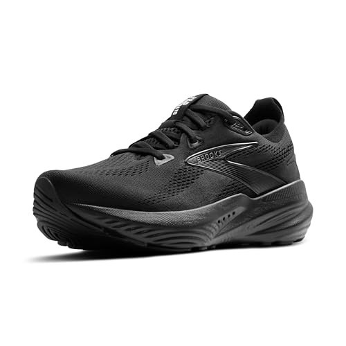 Brooks Women’s Glycerin GTS 22 Supportive Running Shoe - Black/Black/Ebony - 10 Medium | Amazon (US)