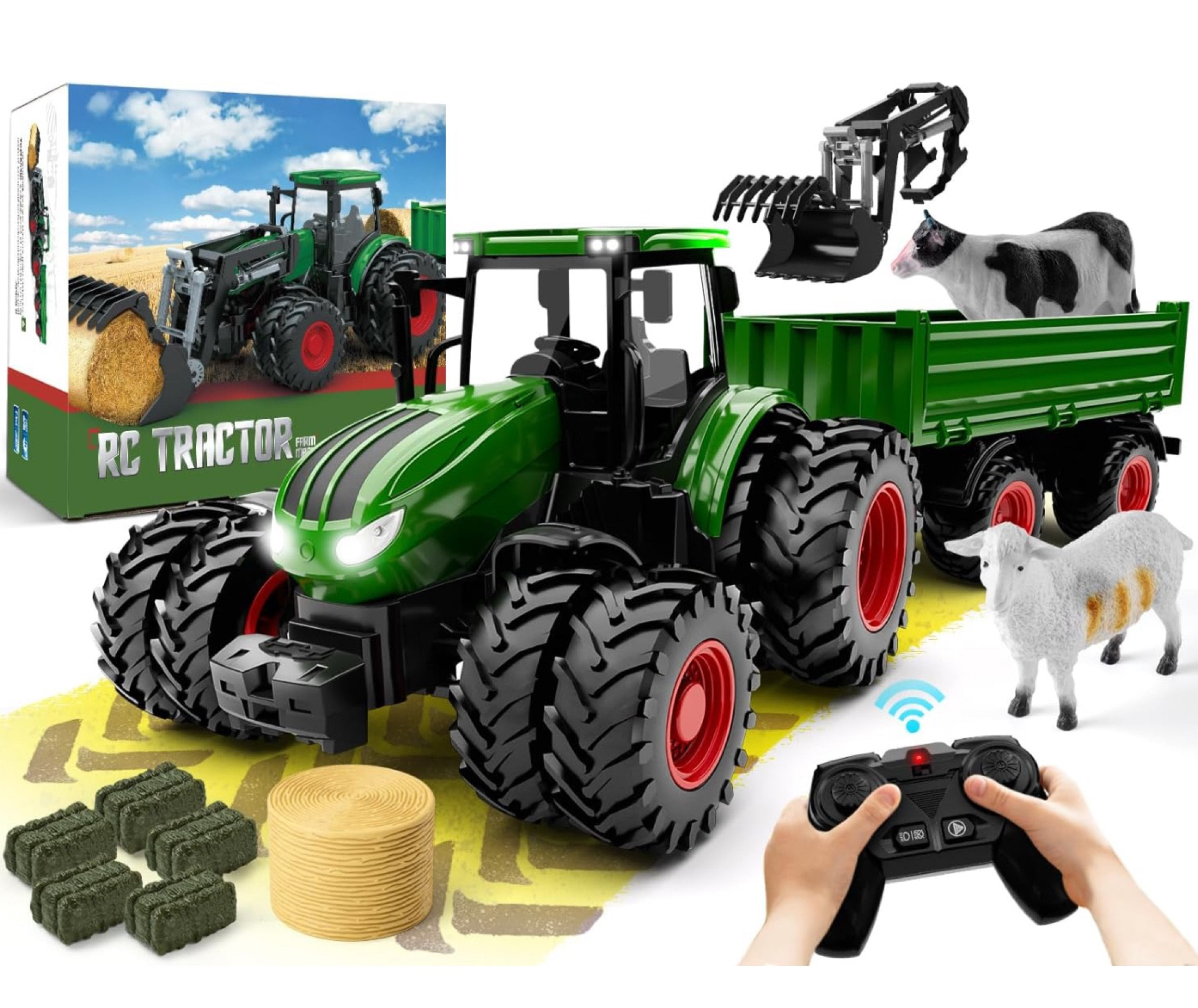 18% off plus 15% off 🎉

Remote Control Tractor Toy, Kids RC Tractor Set & Truck and Trailer Front Loader - Metal Car Head/8 Wheel/Light, Toddlers Farm Vehicle Toys for 3 4 5 6 7 8 9 Year Old Boys Girls Birthday Gift


#LTKKids #LTKGiftGuide #LTKSaleAlert