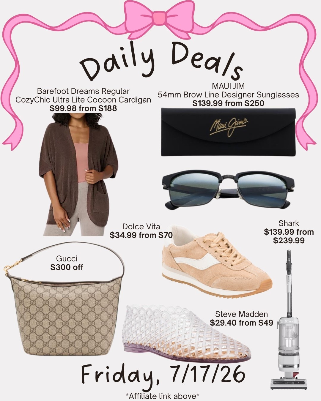 Daily deals

#LTKSaleAlert #LTKSeasonal #LTKootd