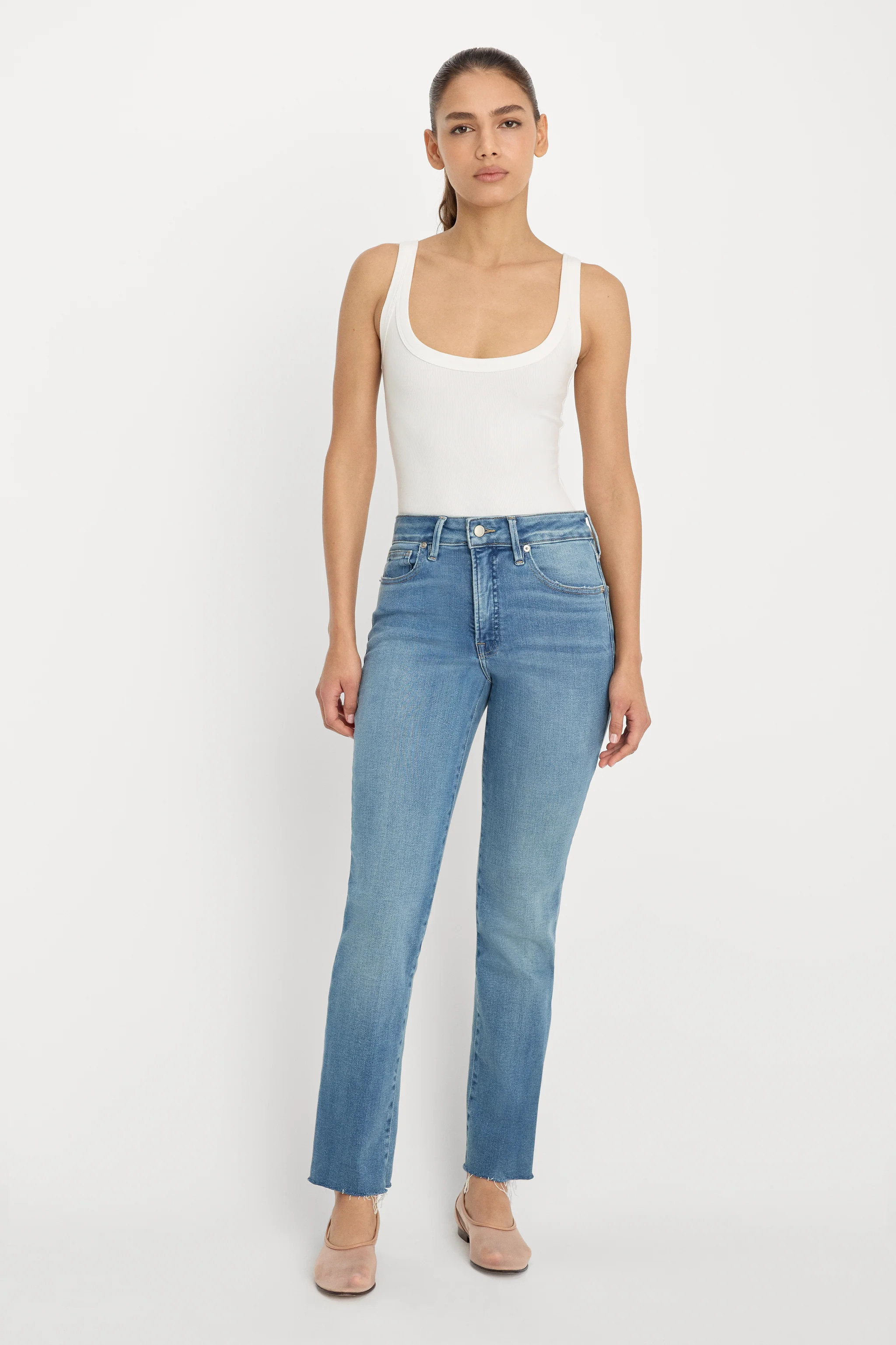 SOFT TECH GOOD LEGS STRAIGHT JEANS | INDIGO1209 | Shop.app