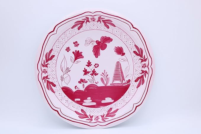 Set of 8 Beachside Pavilion Dessert Plates, 8 inches, Paper, Flamingo and Berry Pattern | Amazon (US)
