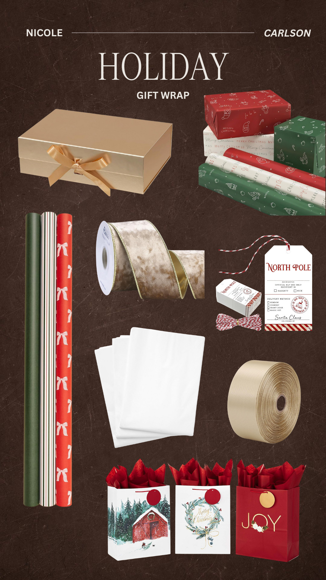 Holiday gift wrapping essentials from Amazon.  

 

#LTKGiftGuide #LTKHoliday #LTKSeasonal