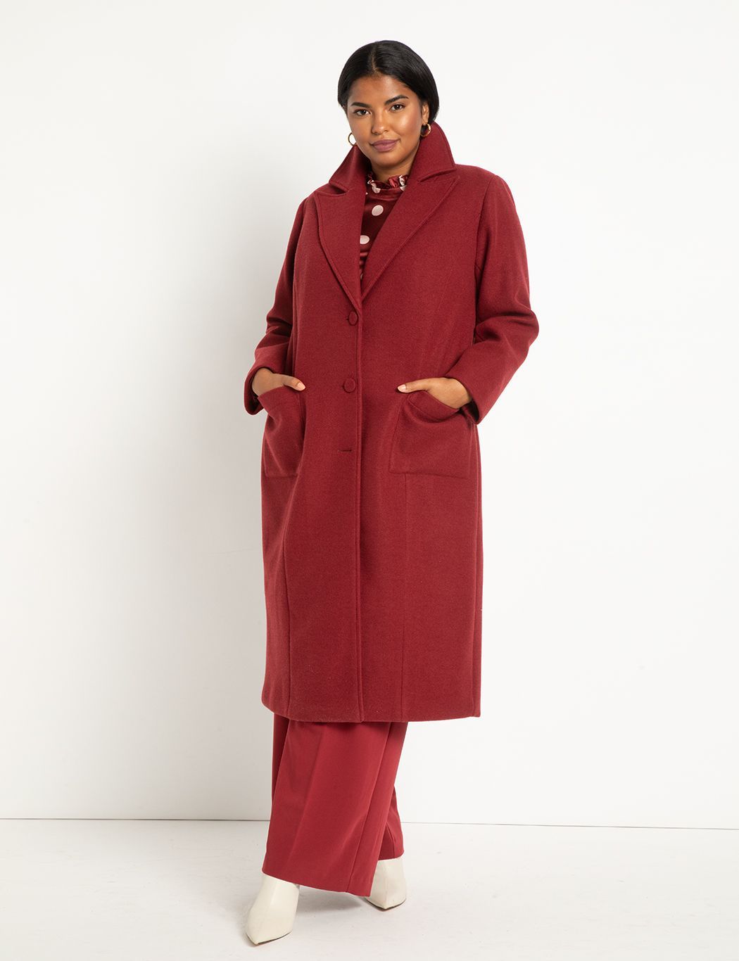 Long Coat With Pockets | Eloquii