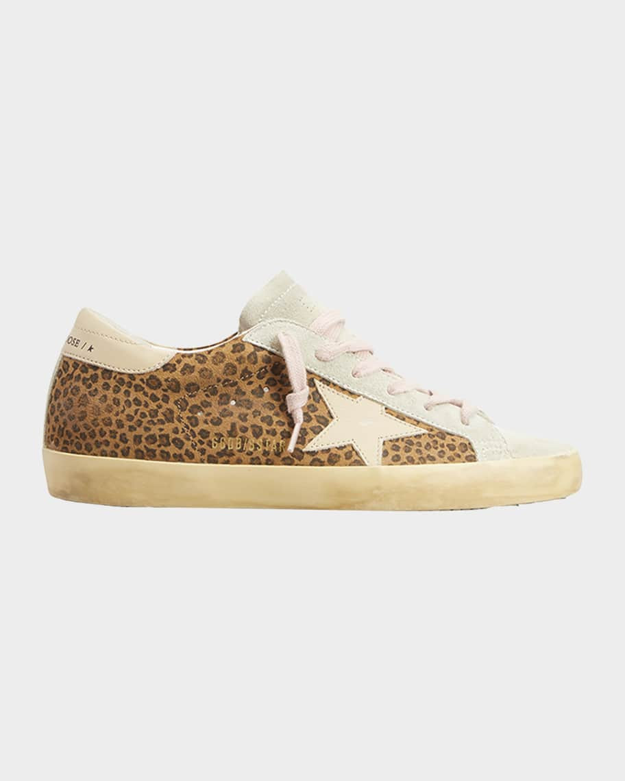 Golden Goose Superstar Animal Suede Low-Top Sneakers | Neiman Marcus