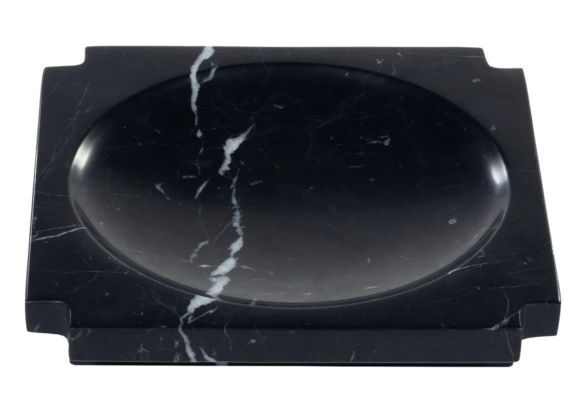 OSLO DISH | Black Marble | Alice Lane Home Collection