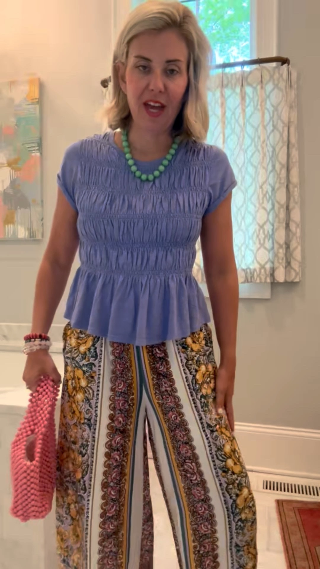 I’m calling these my spring sweatpants… I mean, true comfort and so beautiful! I’m wearing XS in top & pants and 38.5 (size 1/2 up) in sandal. ￼

Use code Catherine20 at Allie & Bess

#LTKdayinmylife #LTKootd #LTKmomlife