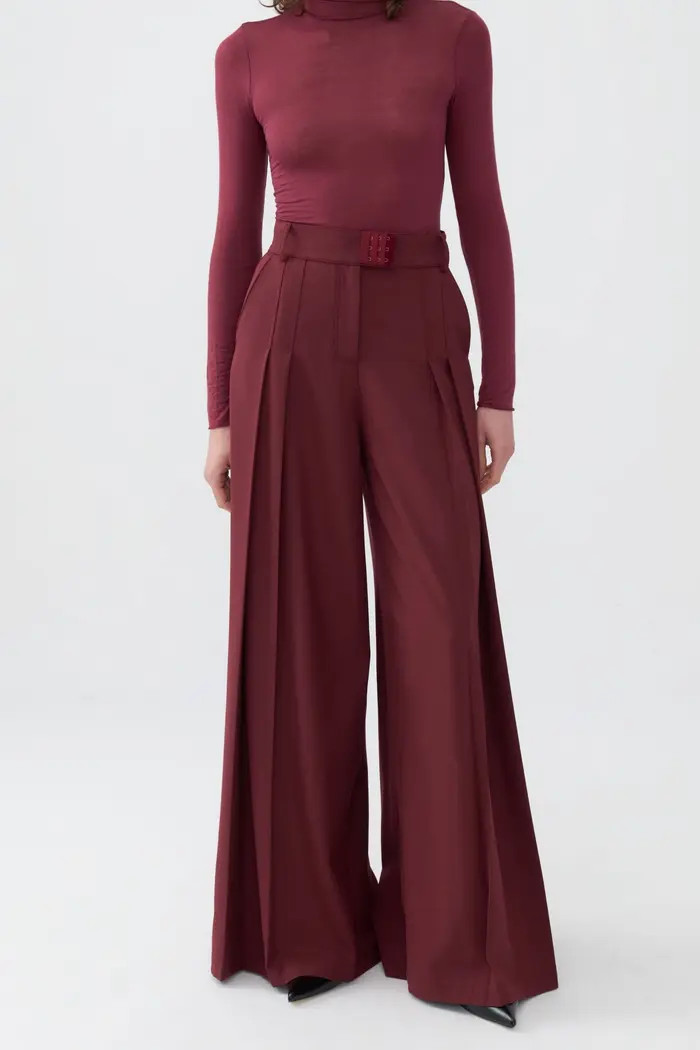 Nocturne Pleated High-Waisted Pants | Nordstrom | Nordstrom