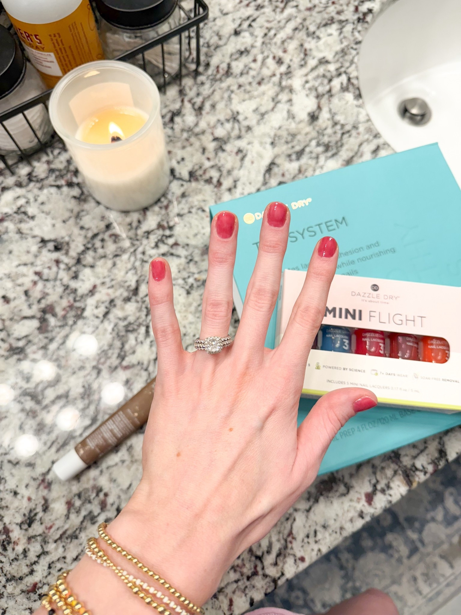 Lasting mani from dazzle dry! Loving their new jelly polishes for summer! 

#LTKSeasonal #LTKBeauty #LTKSummerEdit