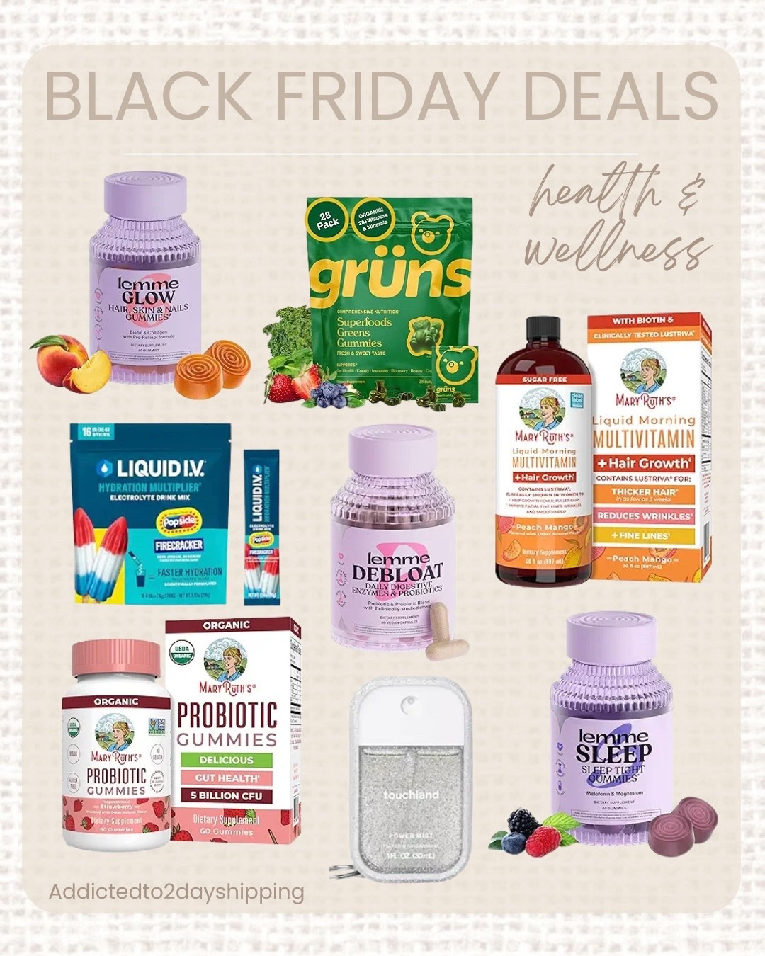Amazon Black Friday Deals: Health & Wellness 

#LTKSaleAlert #LTKCyberWeek #LTKFindsUnder50