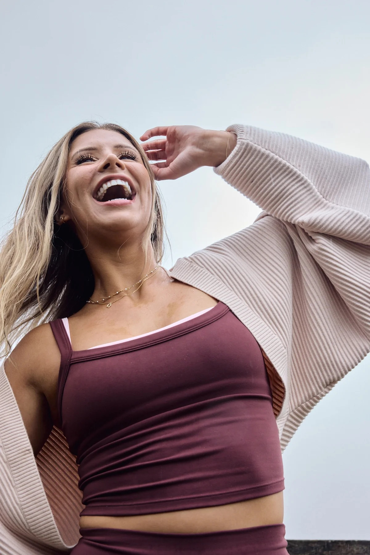 PURELUXE Straight Neck Tank Cherry Truffle / XL | P'tula