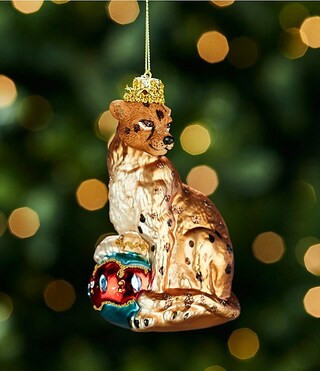 Trimsetter Grandeur Collection Leopard Glass Ornament | Dillard's | Dillard's