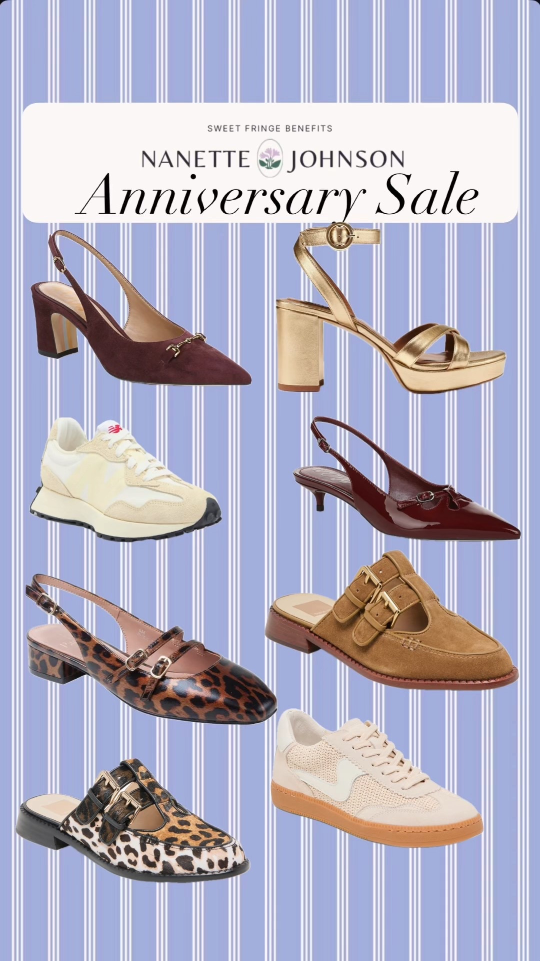 Nordstrom anniversary sale shoe picks. The slingback is the perfect fall transition shoe. And these two sneakers are so good for a hint of fashion but comfort too. 

New balance 327 dolce vita Sam Edelman 

#LTKSaleAlert #LTKOver40 #LTKShoeCrush