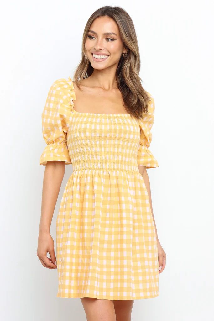 Delano Dress - Yellow | Petal & Pup (US)