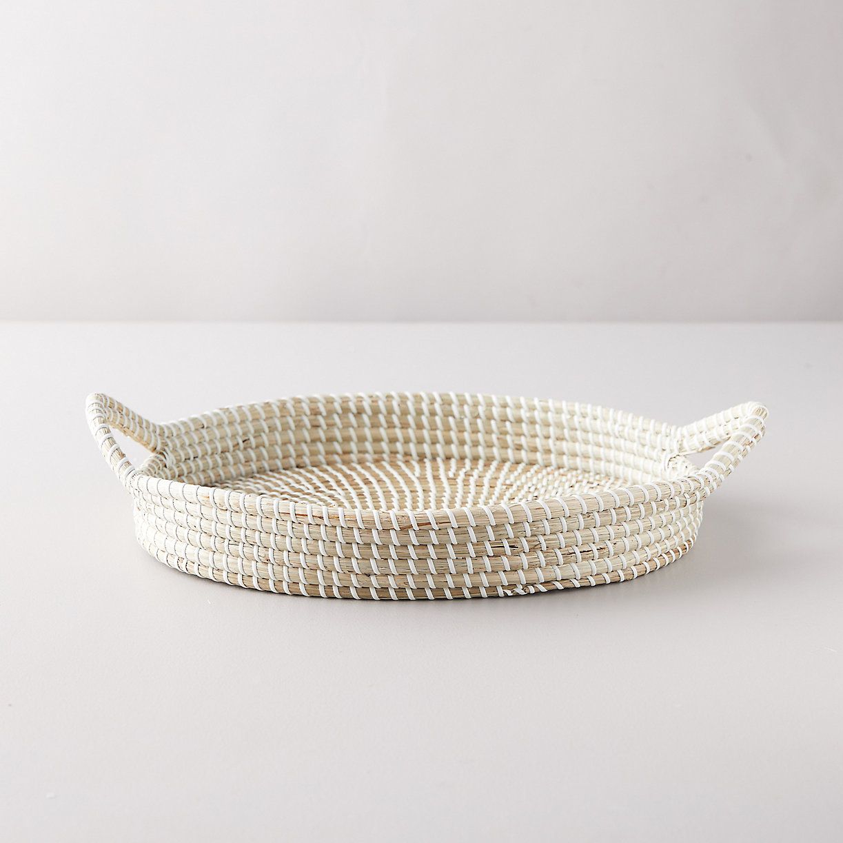 Seagrass Oval Tray with Handles | Terrain