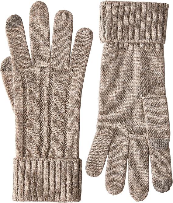 VIKIDEER Touchscreen 100% Pure Cashmere Gloves Women Ladies Soft Knit and Long Ribbed Cuffs | Amazon (US)