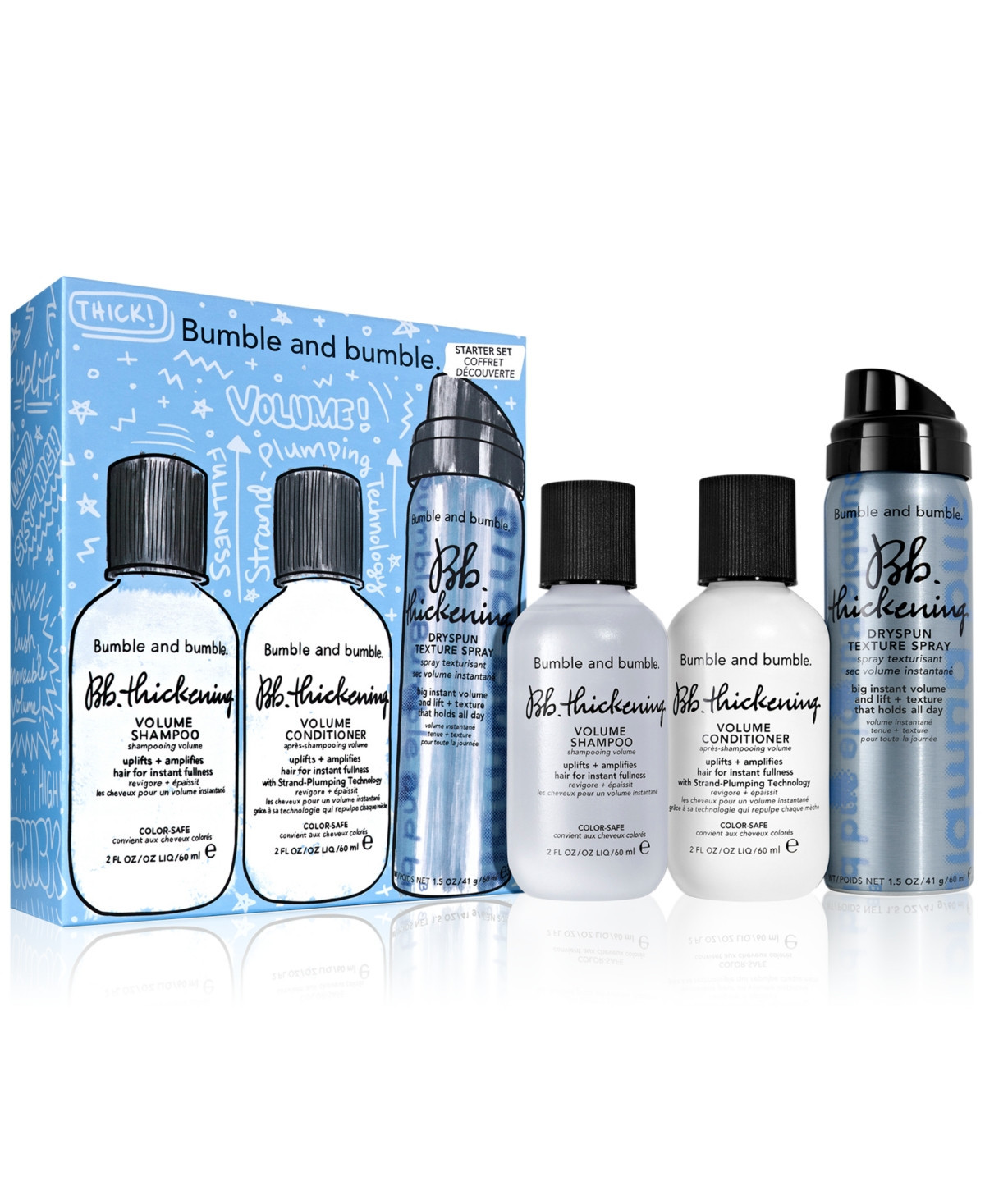 Bumble and Bumble 3-Pc. Travel-Size Thickening & Volumizing Hair Set | Macy's