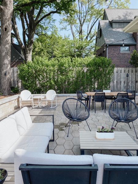 Backyard
patio furniture | dining table chairs | sofa | Midcentury modern 

#LTKsalealert #LTKhome #LTKSeasonal