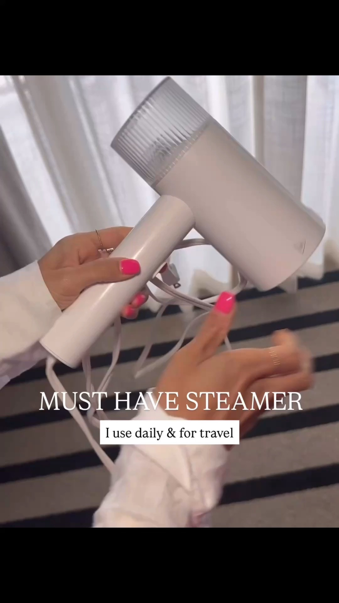 The best steamer I use for travel and everyday!