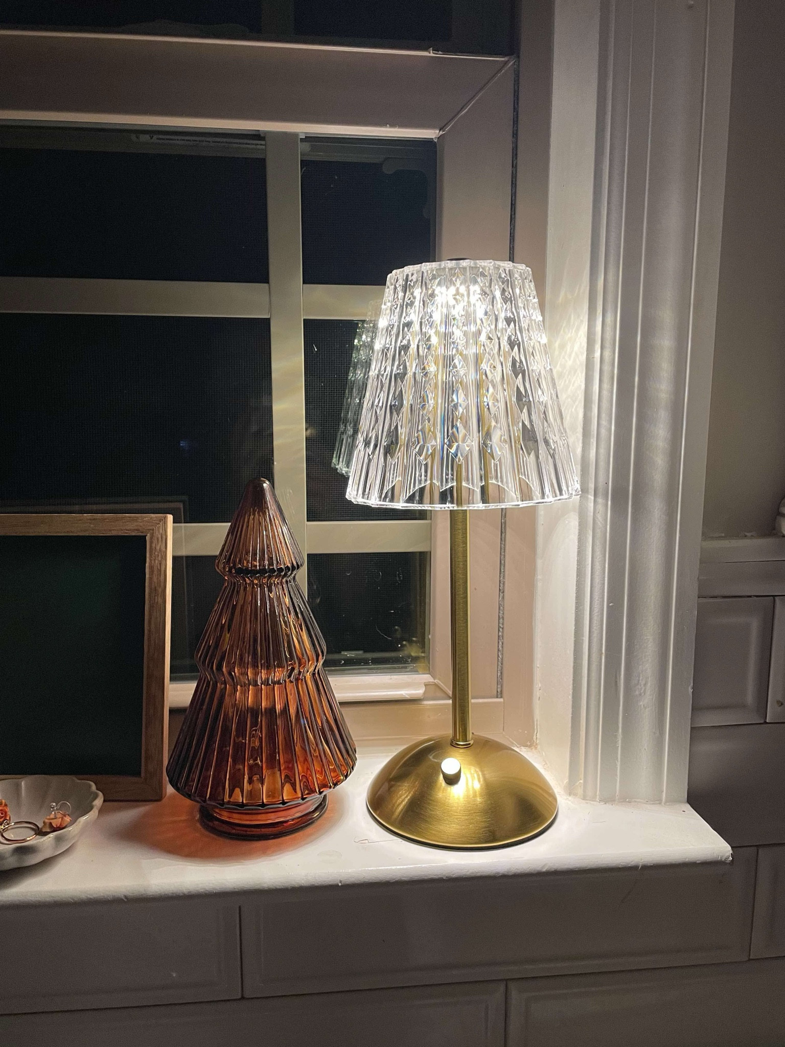 I love this sweet little cordless lamp! Adds cozy glow anywhere you want it! 

#LTKFindsUnder50 #LTKHome #LTKSeasonal