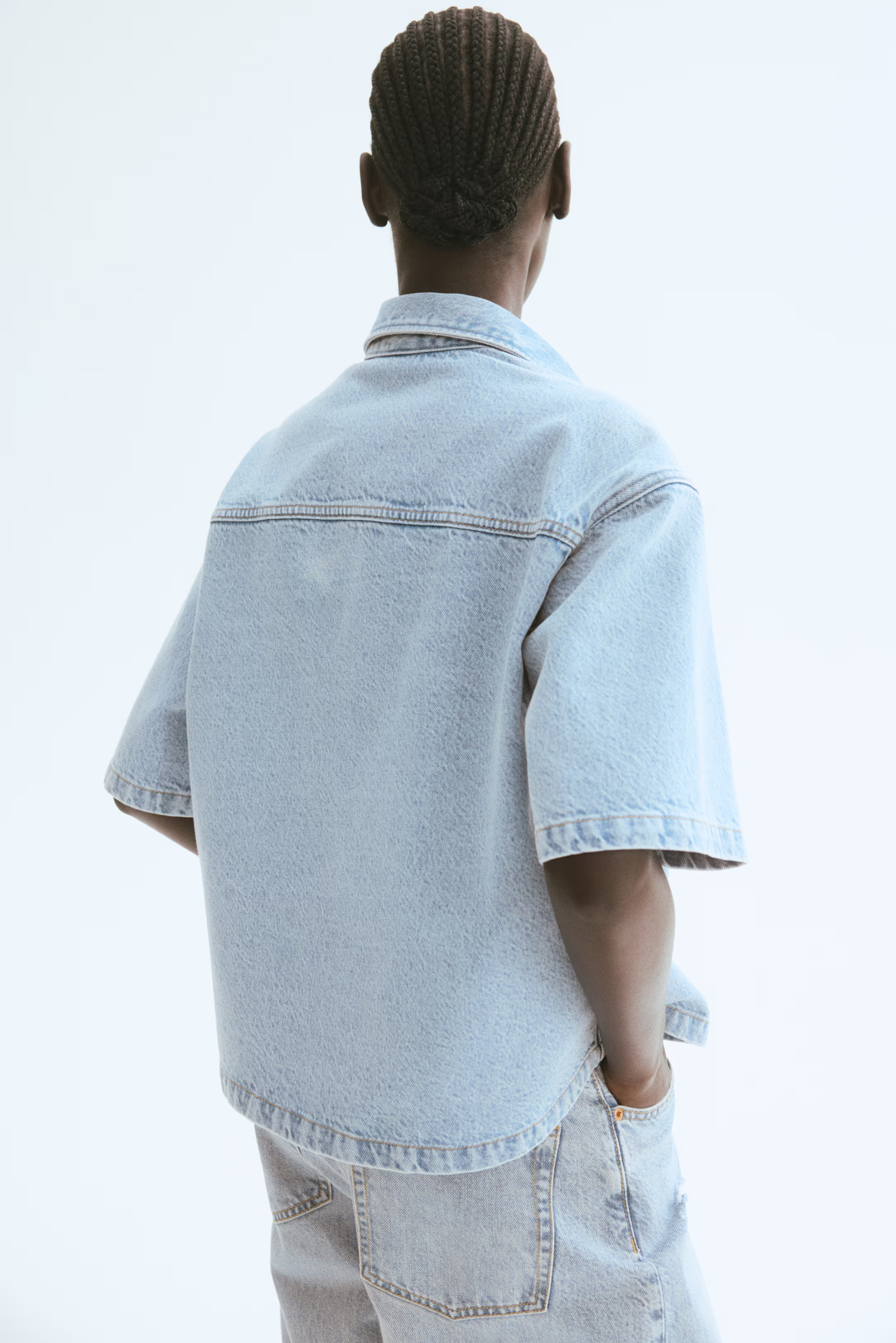 Oversized Denim Shirt | H&M (US + CA)
