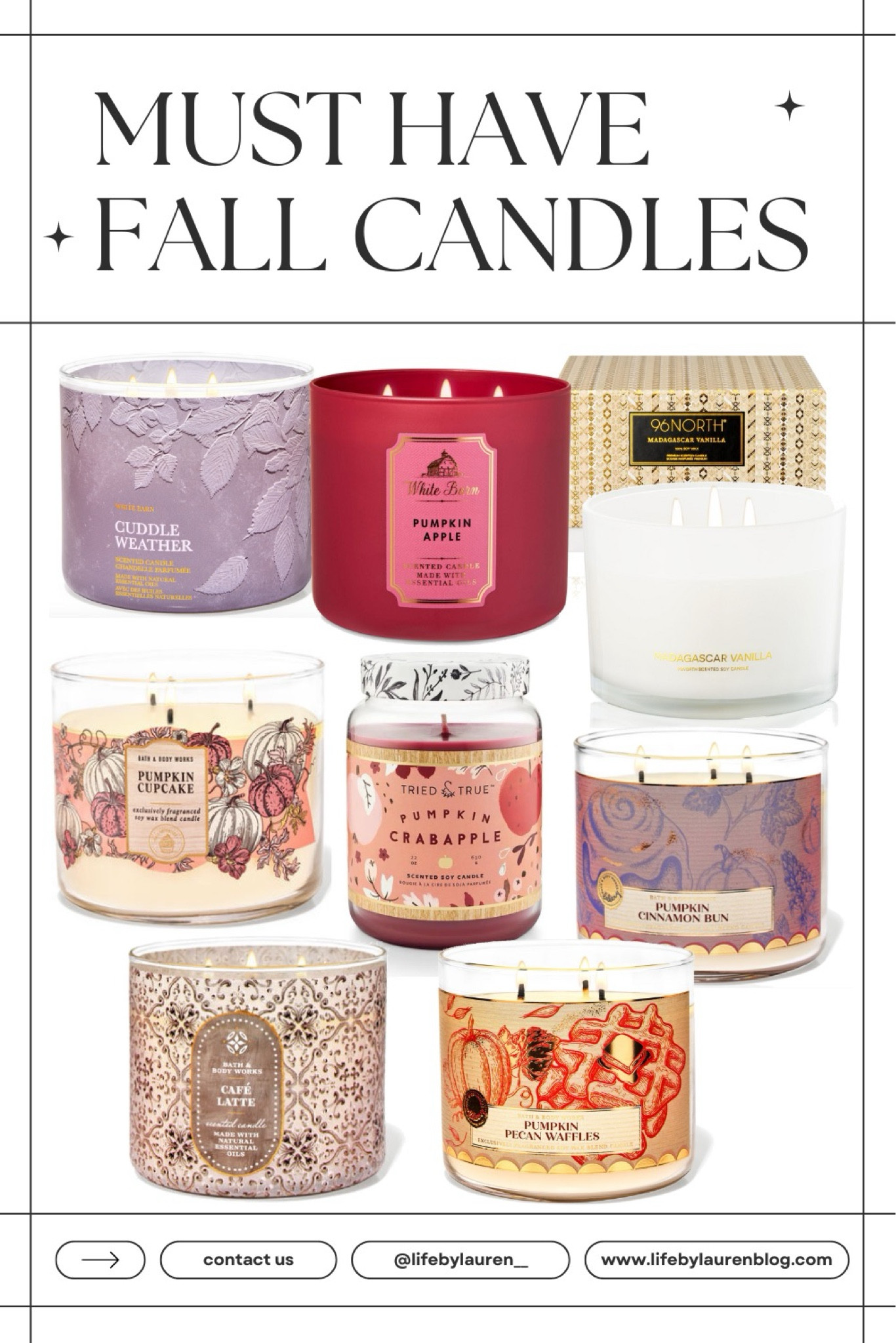 It’s never too early to bring out the fall candles! Here are some of my favorites🍂🍁🏈❣️

#LTKSeasonal #LTKHome #LTKFallSale