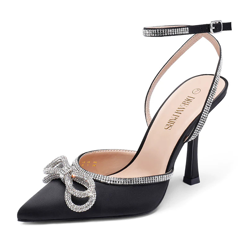 Destiny Rhinestone Strap Pumps | Dream Pairs