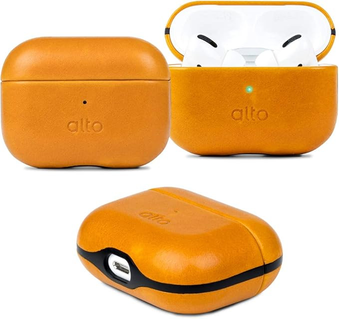 Alto Protective Leather Case Cover for Airpods Pro Charging Case, Italian Aniline Leather Accesso... | Amazon (US)