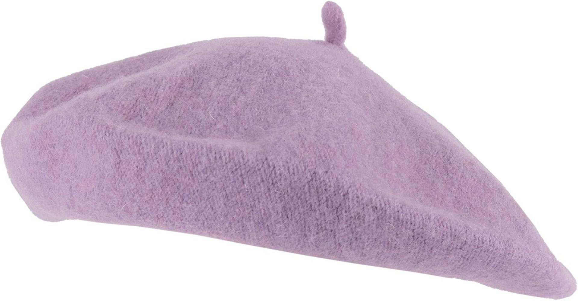 Hat To Socks Wool Blend French Beret for Men and Women in Plain Colours | Amazon (US)