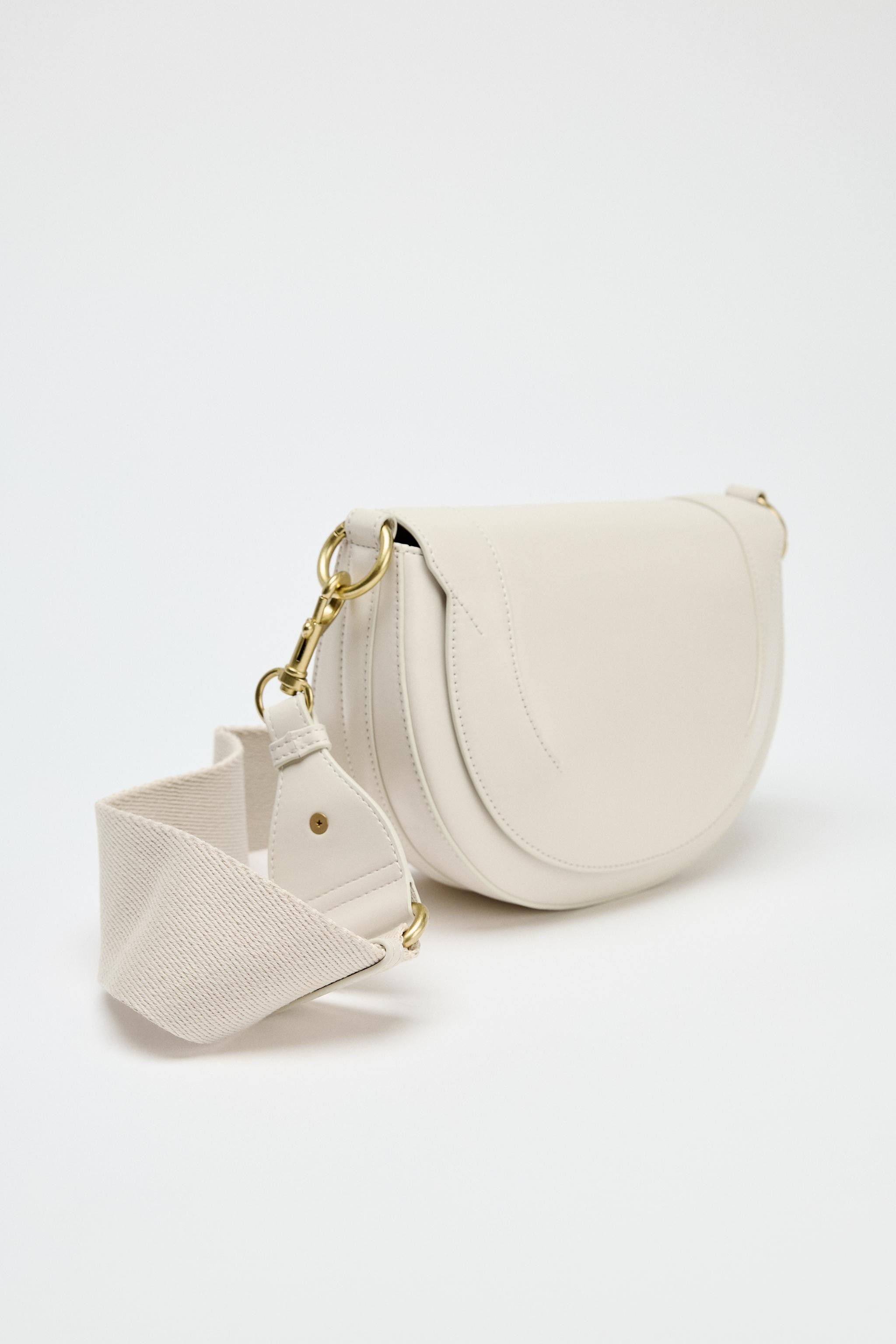 CANVAS STITCHING CROSSBODY BAG | Zara US