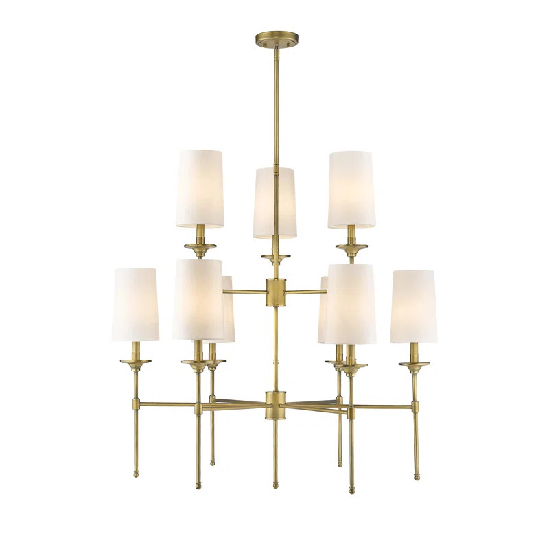 Hayse 9 - Light Dimmable Tiered Chandelier | Wayfair North America