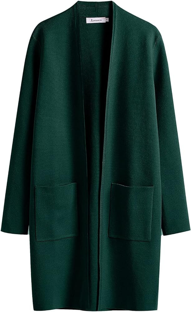 ANRABESS Cardigan Sweater for Women Casual 2023 Fall Winter Fashion Coat Long Sleeve Open Front K... | Amazon (US)