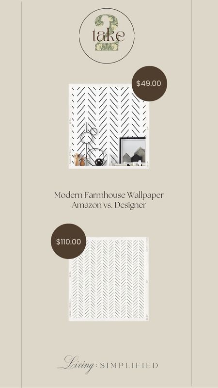 Amazon vs. Designer Wallpaper 



#LTKFind #LTKhome #LTKstyletip