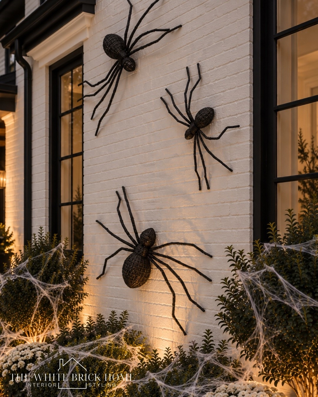 Make a statement with oversized black rattan spiders - the perfect mix of creepy, chic, and elevated Halloween style. 

Halloween, Halloween decor, Halloween ideas, Halloween exterior, Halloween finds, home decor, Halloween spiders, Halloween exterior, front porch Halloween, outdoor Halloween decor, Halloween ideas, spiders, spider web, Amazon, wayfair, Anthropologie, terrain, target