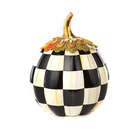 Aurora Check Pumpkin | MacKenzie-Childs