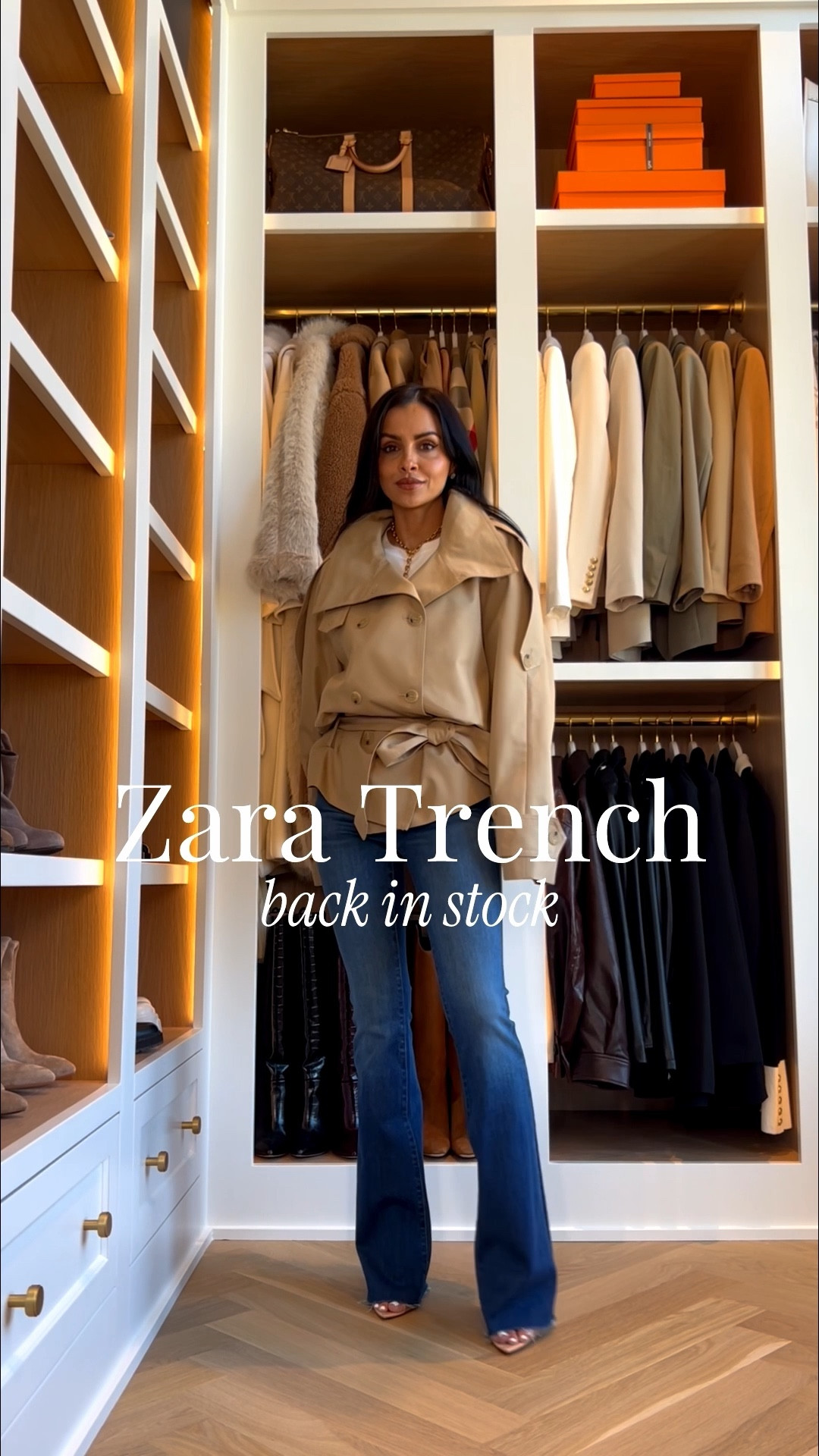 Zara spring outfit 2026
This Zara cropped trench gives major YSL vibes and it’s almost sold out! Paired with my Veronica beard jeans it’s the perfect workwear outfit and can carry you into a date night. They’re also so chic with the viral mother hustler jeans.



#LTKPetite #LTKWorkwear #LTKootd