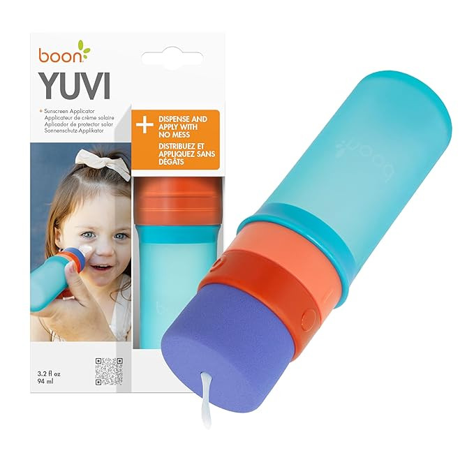 Boon Yuvi Sunscreen Applicator for Kids - Refillable and Spill Proof Kids Sunscreen Applicator wi... | Amazon (US)