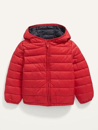 Hooded Narrow-Channel Puffer Jacket for Toddler Boys | Old Navy (CA)