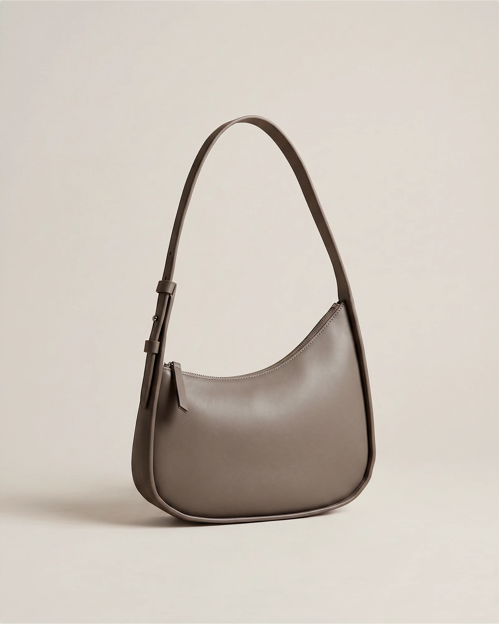 Italian Leather Asymmetrical Mini Shoulder Bag