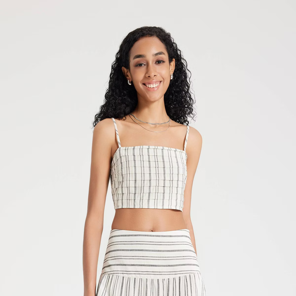 Women's Pleated Smocked Camisole - A New Day™ | Target